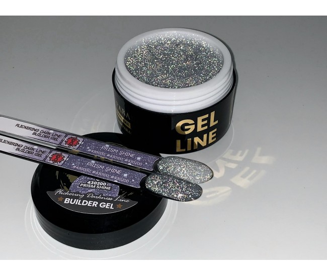 FLICKERING DARK LINE BUILDER GEL - PRISM SHINE 15ml